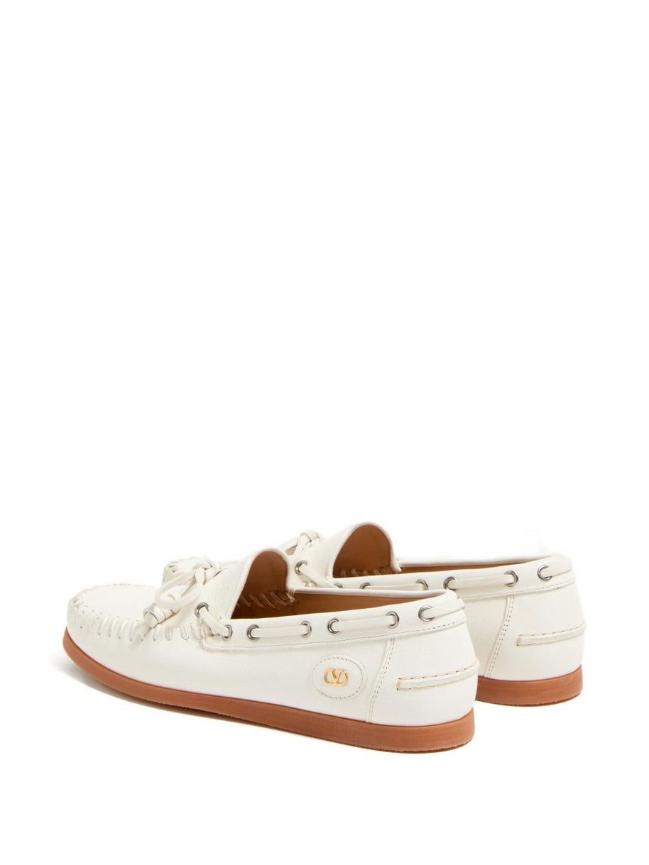 Valentino Garavani VLogo Signature Loafers - Ivory