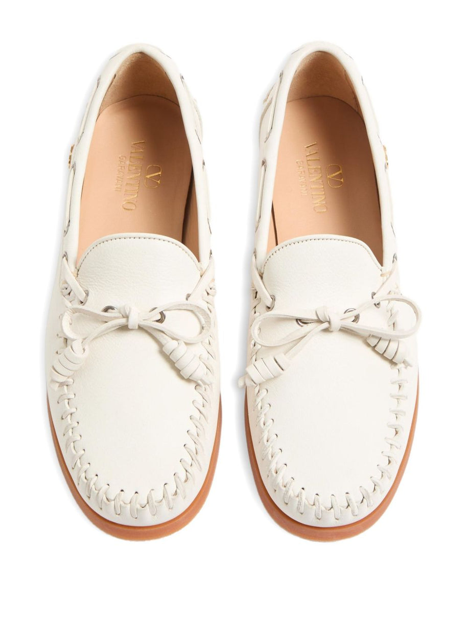 Valentino Garavani VLogo Signature Loafers - Ivory