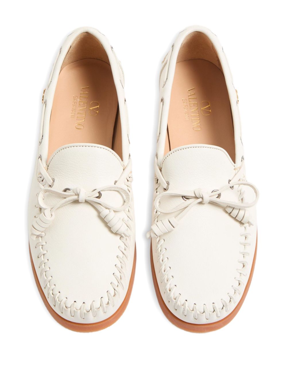 Valentino Garavani VLogo Signature Loafers - Ivory