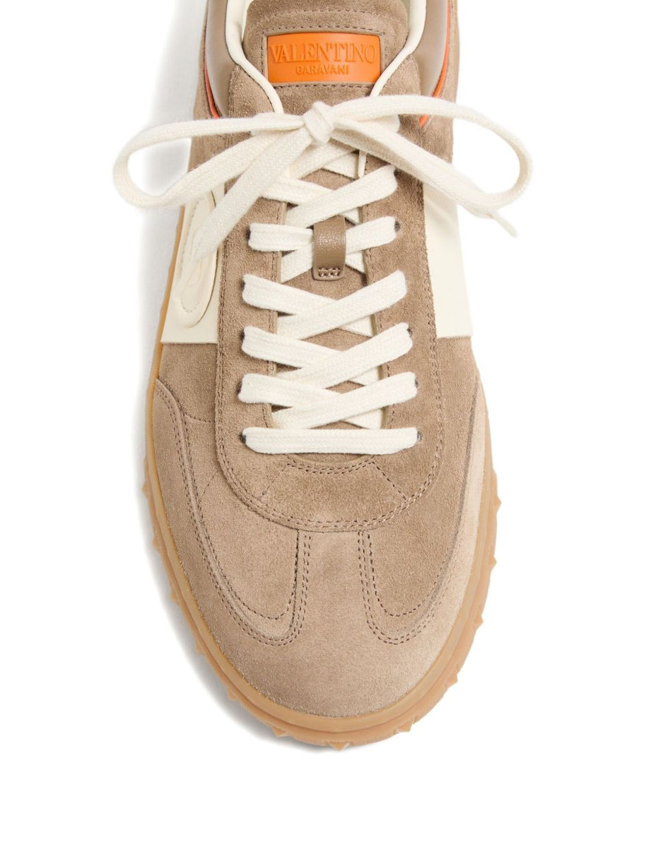 Valentino Garavani UpVillage Leather Sneakers - Beige