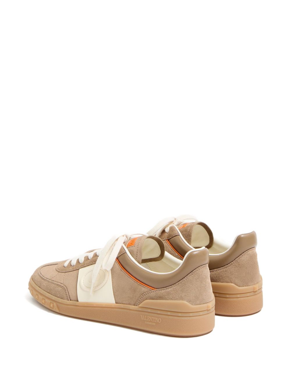 Valentino Garavani UpVillage Leather Sneakers - Beige