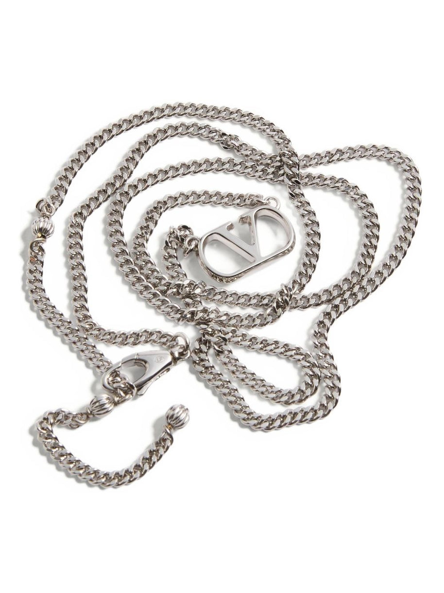 Valentino Garavani VLogo Signature Necklace -Silver