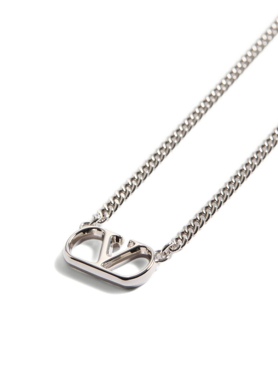Valentino Garavani VLogo Signature Necklace -Silver