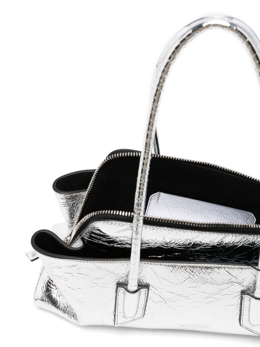 The Attico La Passeggiata Small Handbag - Silver