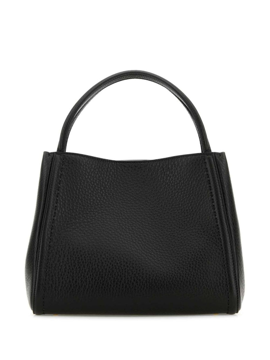 Valentino Garavani Alltime Medium Leather Handbag - Black