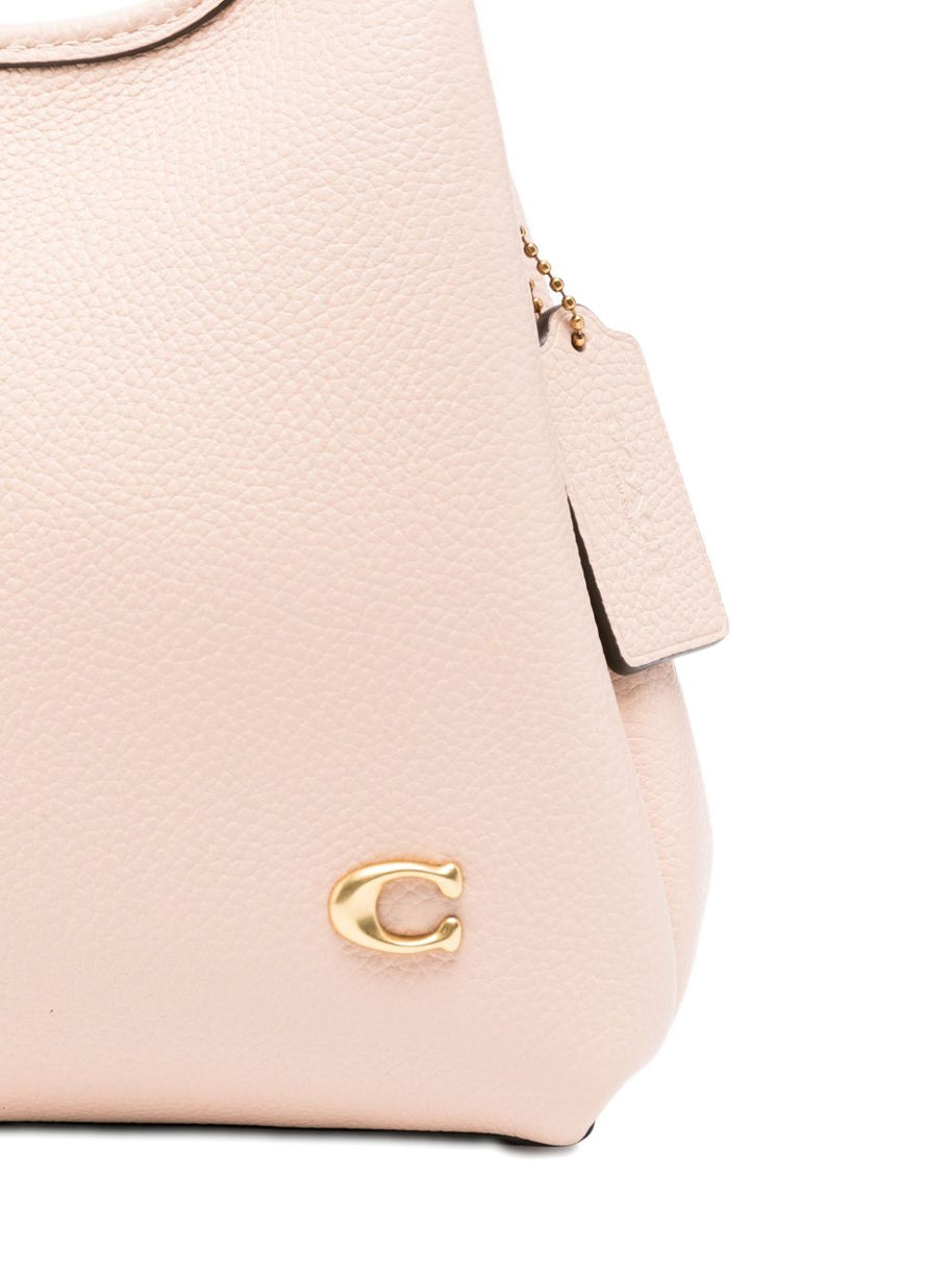 Coach Lana 25 Leather Crossbody Bag - Beige
