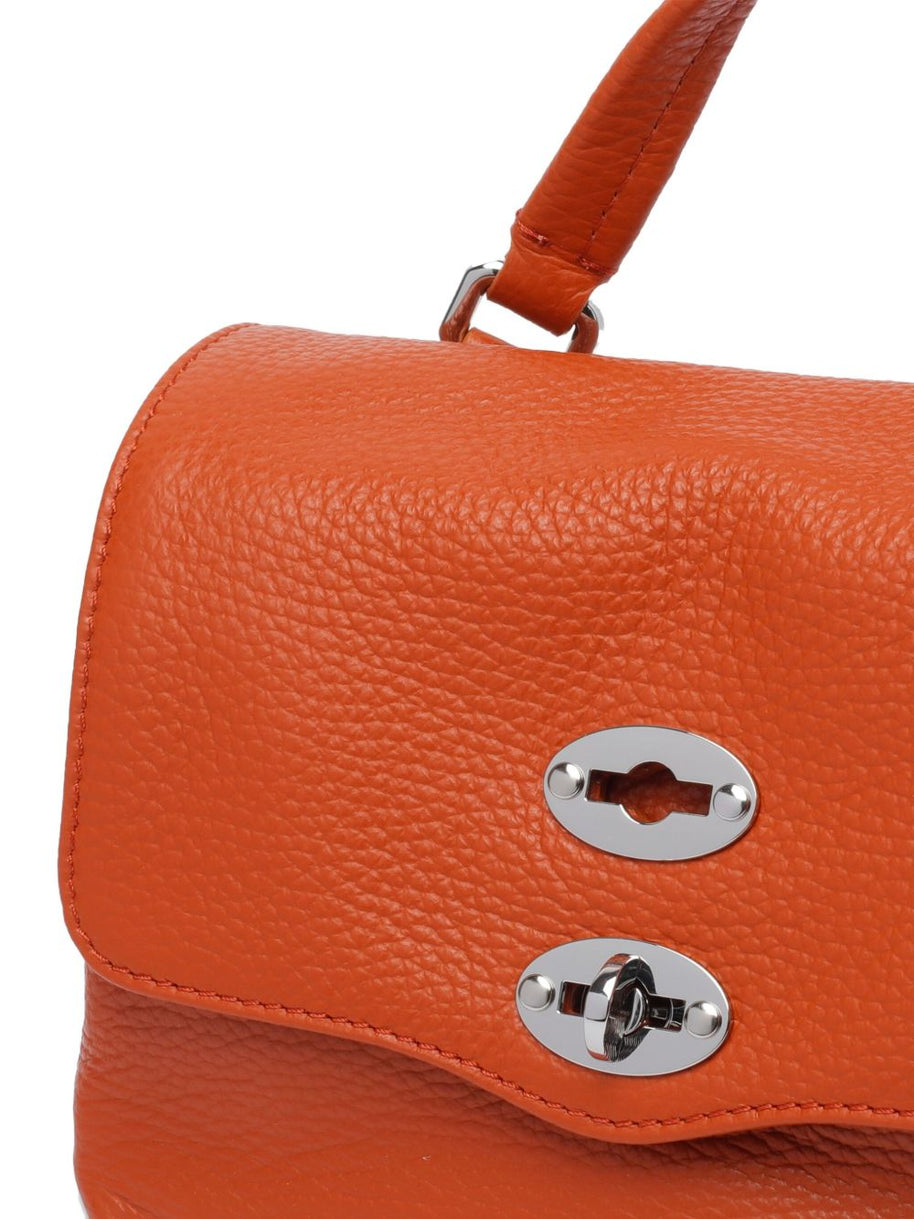 Zanellato Postina Daily Baby Leather Handbag - Orange