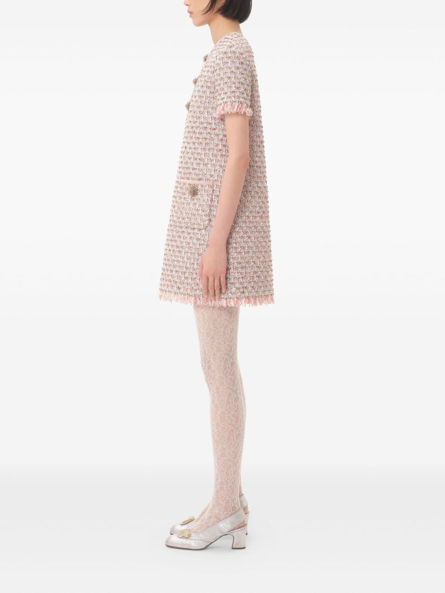 Valentino Tweed Short Dress - MultiColour