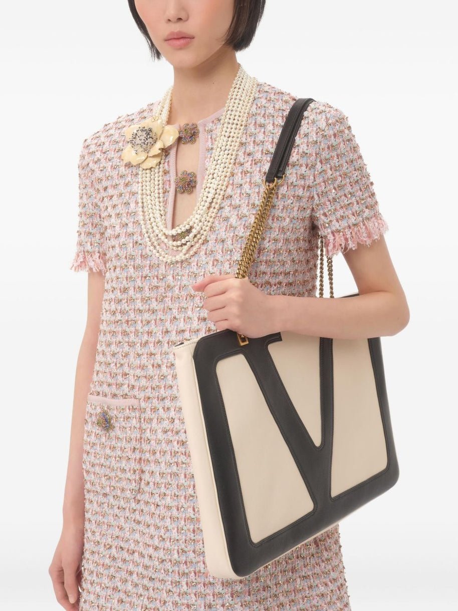 Valentino Tweed Short Dress - MultiColour