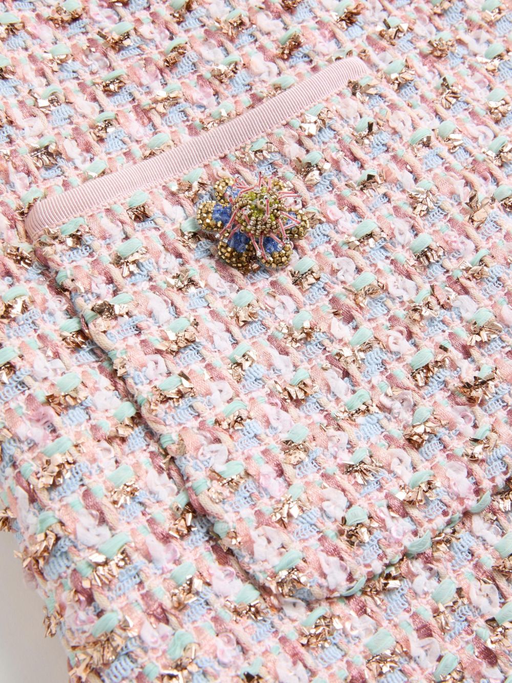Valentino Tweed Short Dress - MultiColour