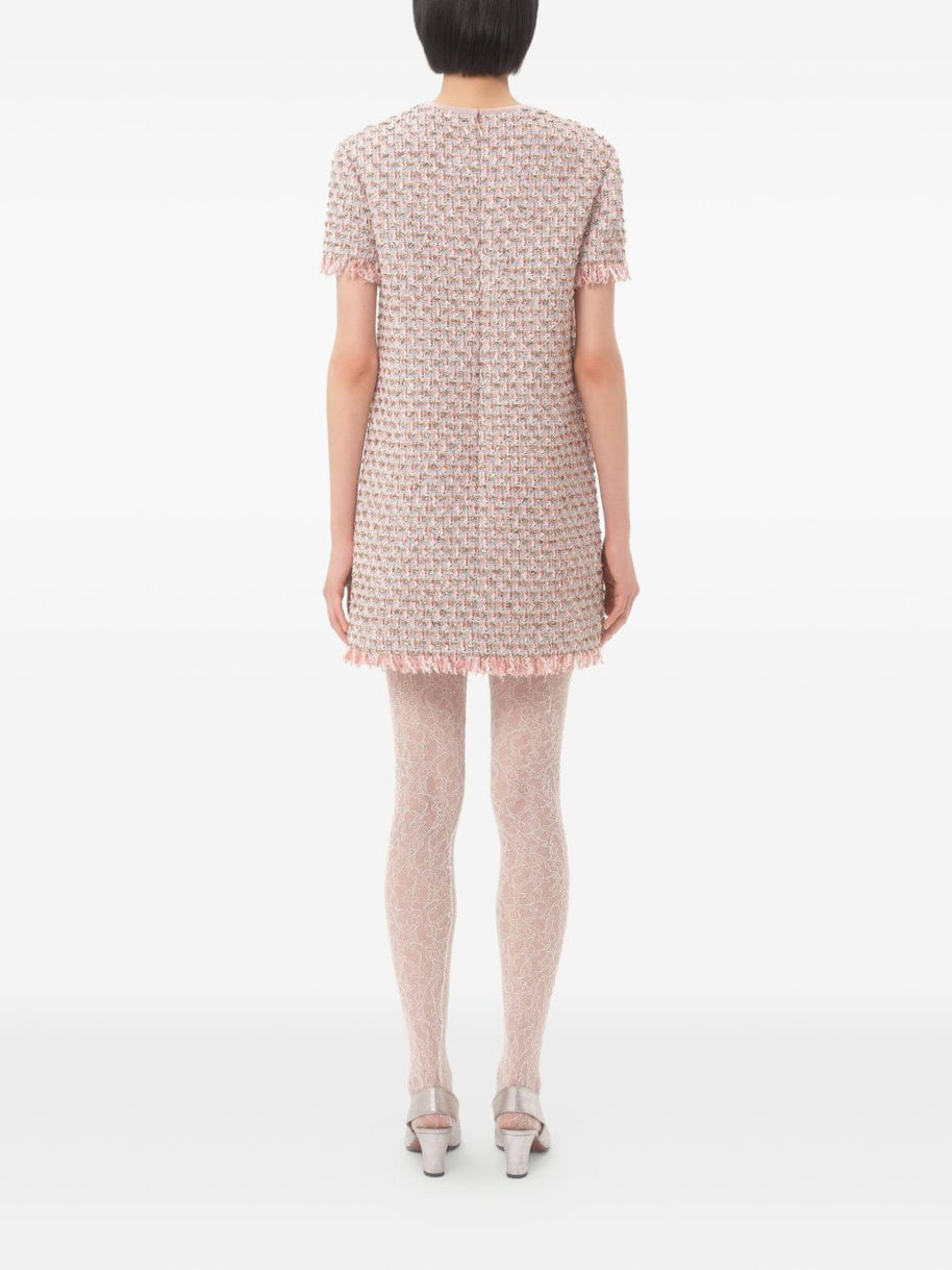 Valentino Tweed Short Dress - MultiColour