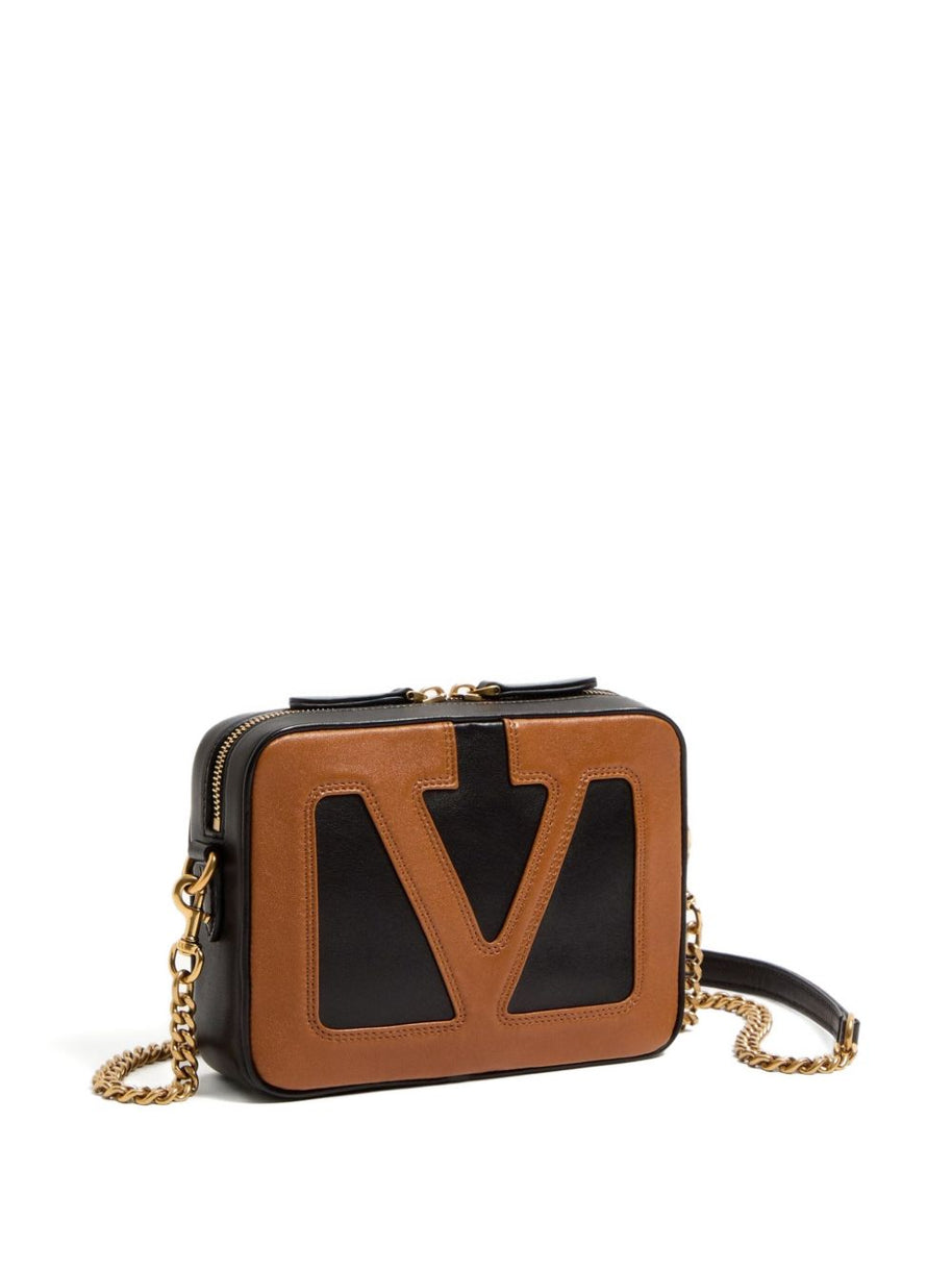 Valentino Garavani Viva Superstar Leather Camera Bag - Black