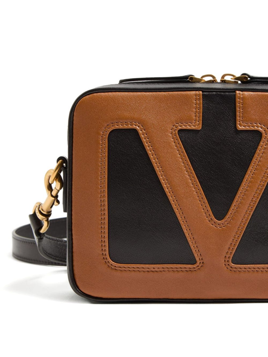 Valentino Garavani Viva Superstar Leather Camera Bag - Black