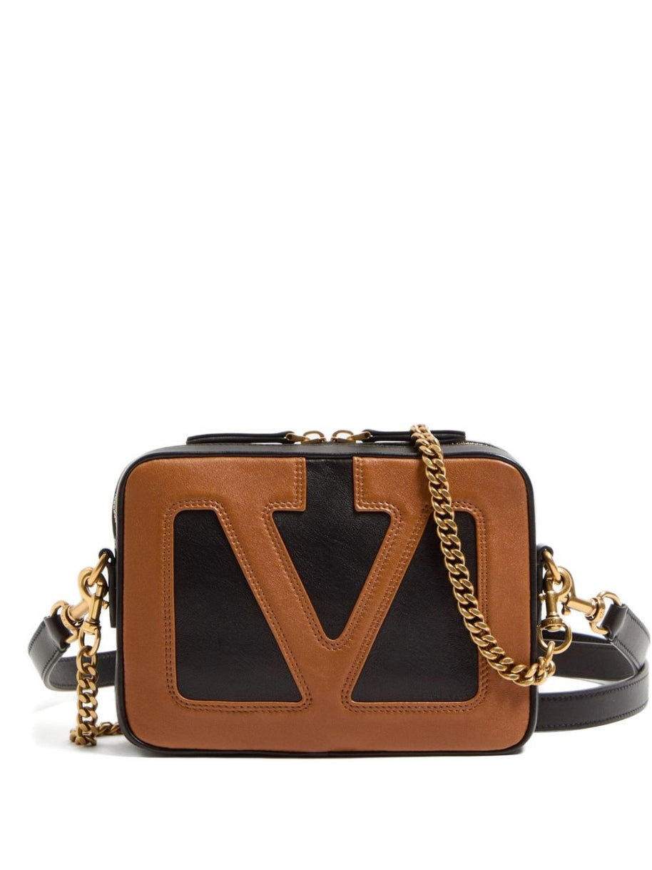 Valentino Garavani Viva Superstar Leather Camera Bag - Black