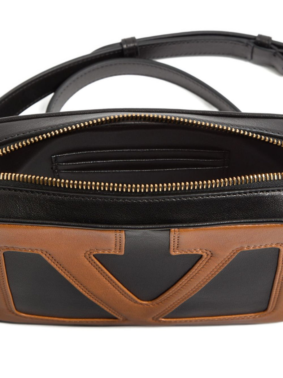 Valentino Garavani Viva Superstar Leather Camera Bag - Black