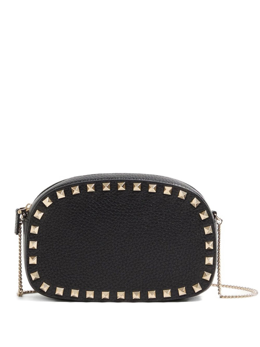 Valentino Garavani Rockstud Leather Mini Bag - Black