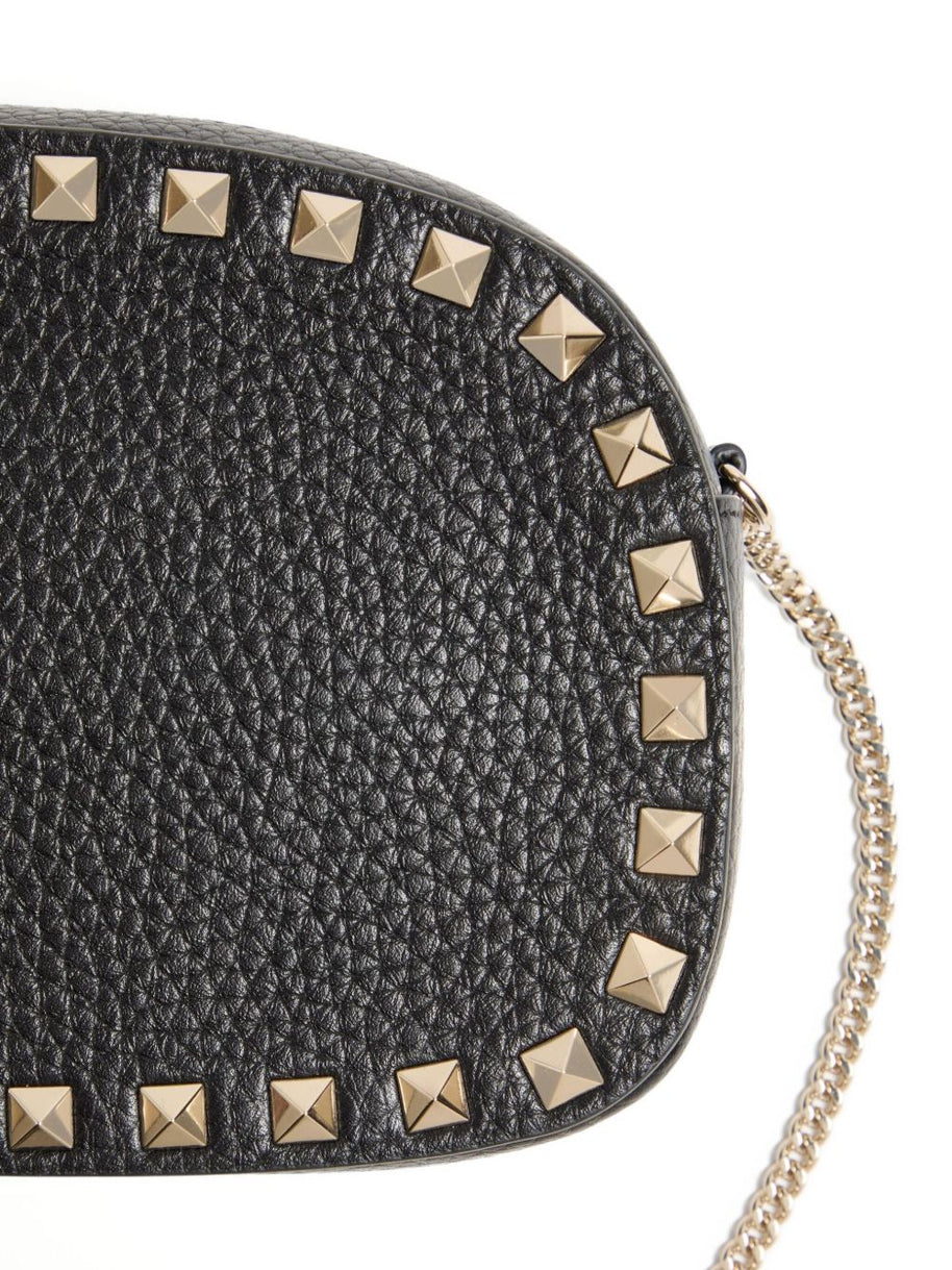 Valentino Garavani Rockstud Leather Mini Bag - Black