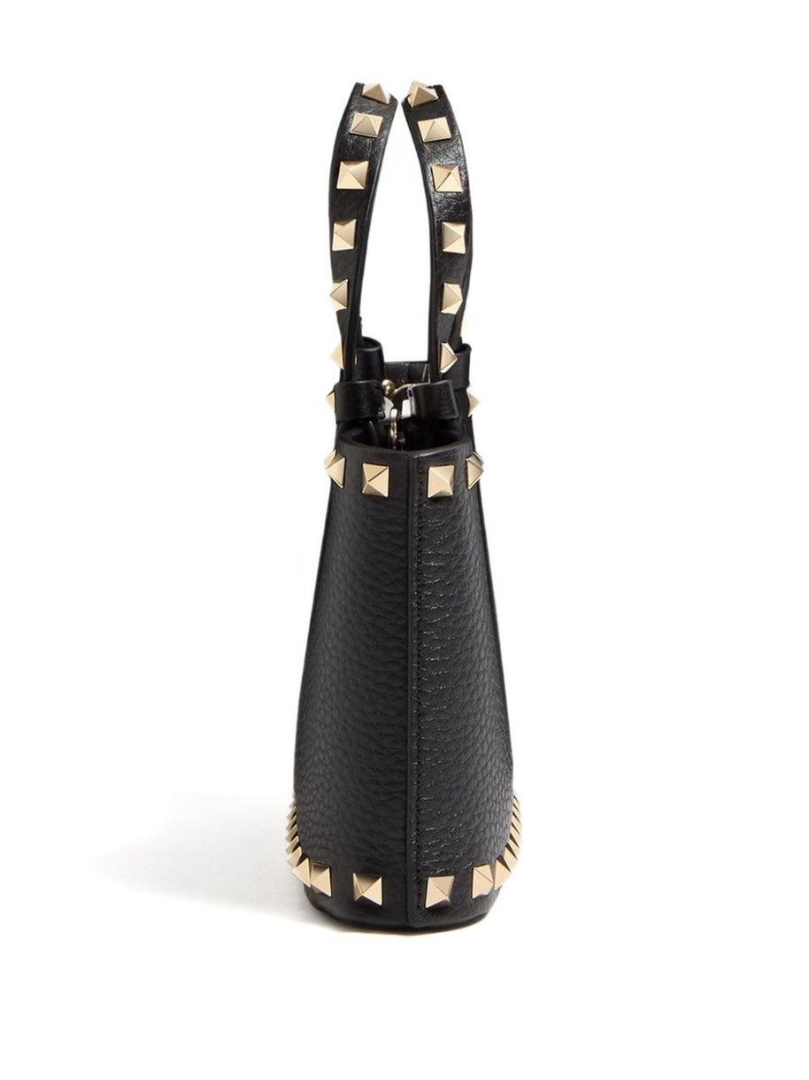 Valentino Garavani Rockstud Leather Mini Bag - Black