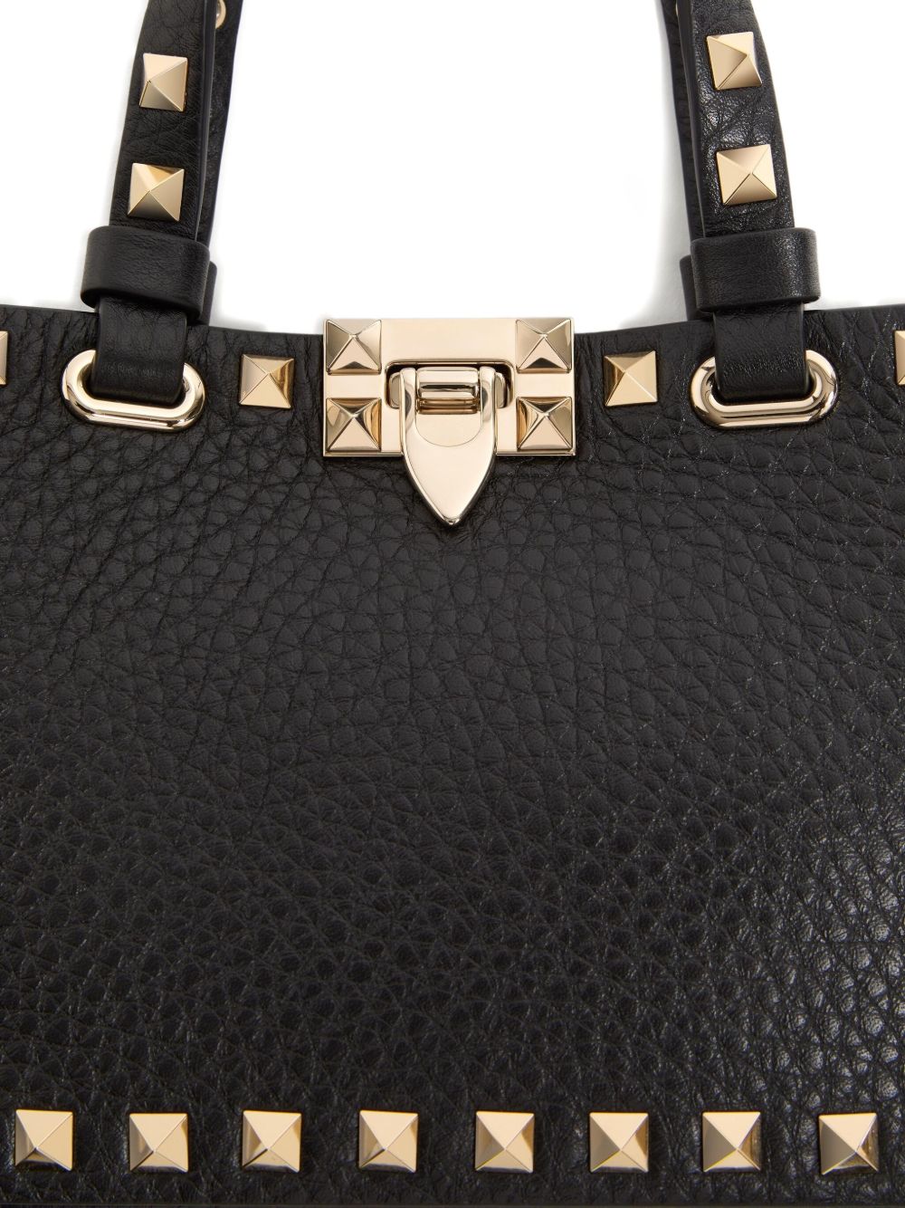Valentino Garavani Rockstud Leather Mini Bag - Black