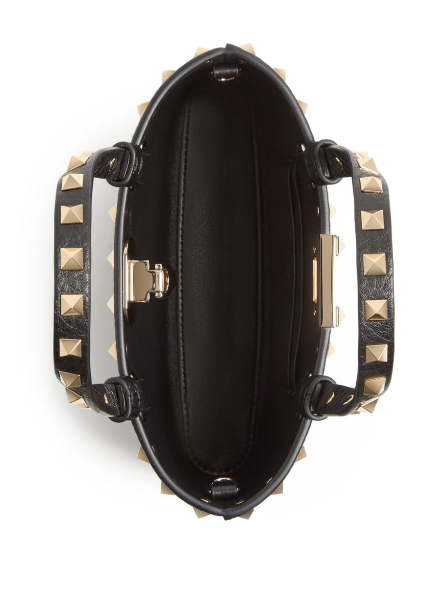 Valentino Garavani Rockstud Leather Mini Bag - Black
