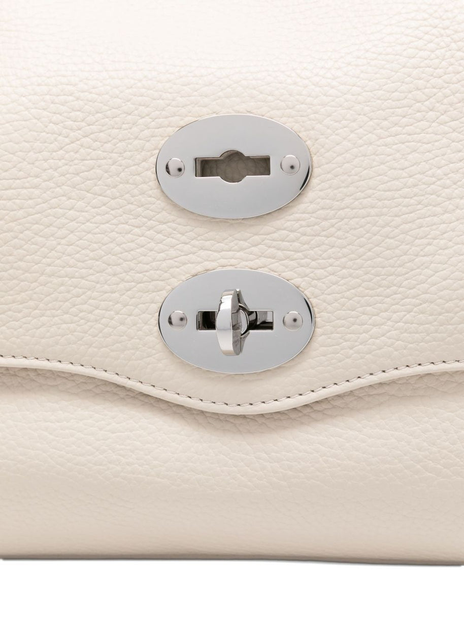 Zanellato Postina Daily Medium Leather Handbag - Beige