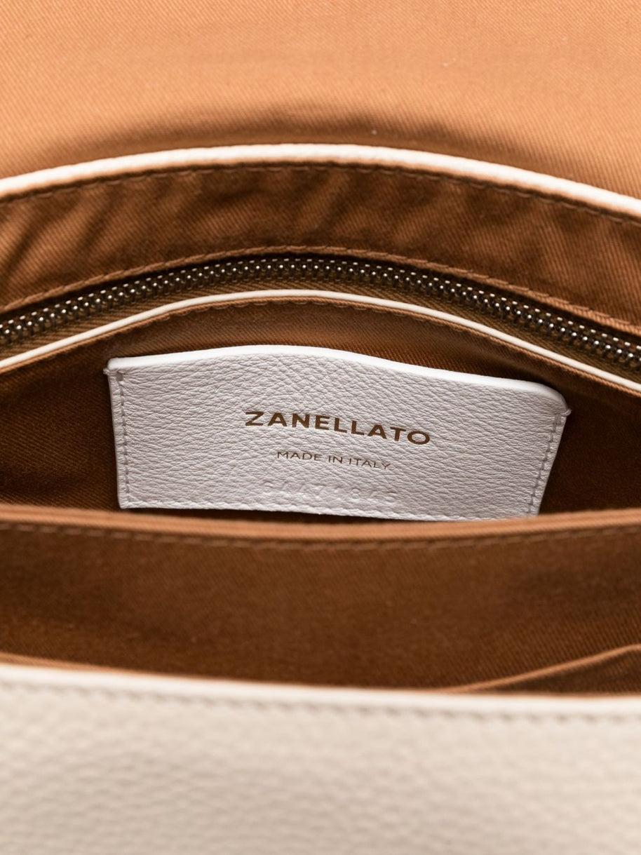 Zanellato Postina Daily Small Leather Handbag - Beige