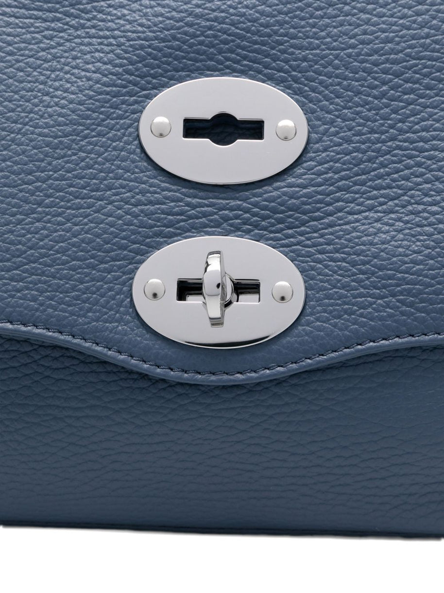 Zanellato Postina Daily Small Leather Handbag - Blue