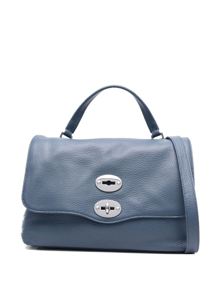 Zanellato Postina Daily Small Leather Handbag - Blue