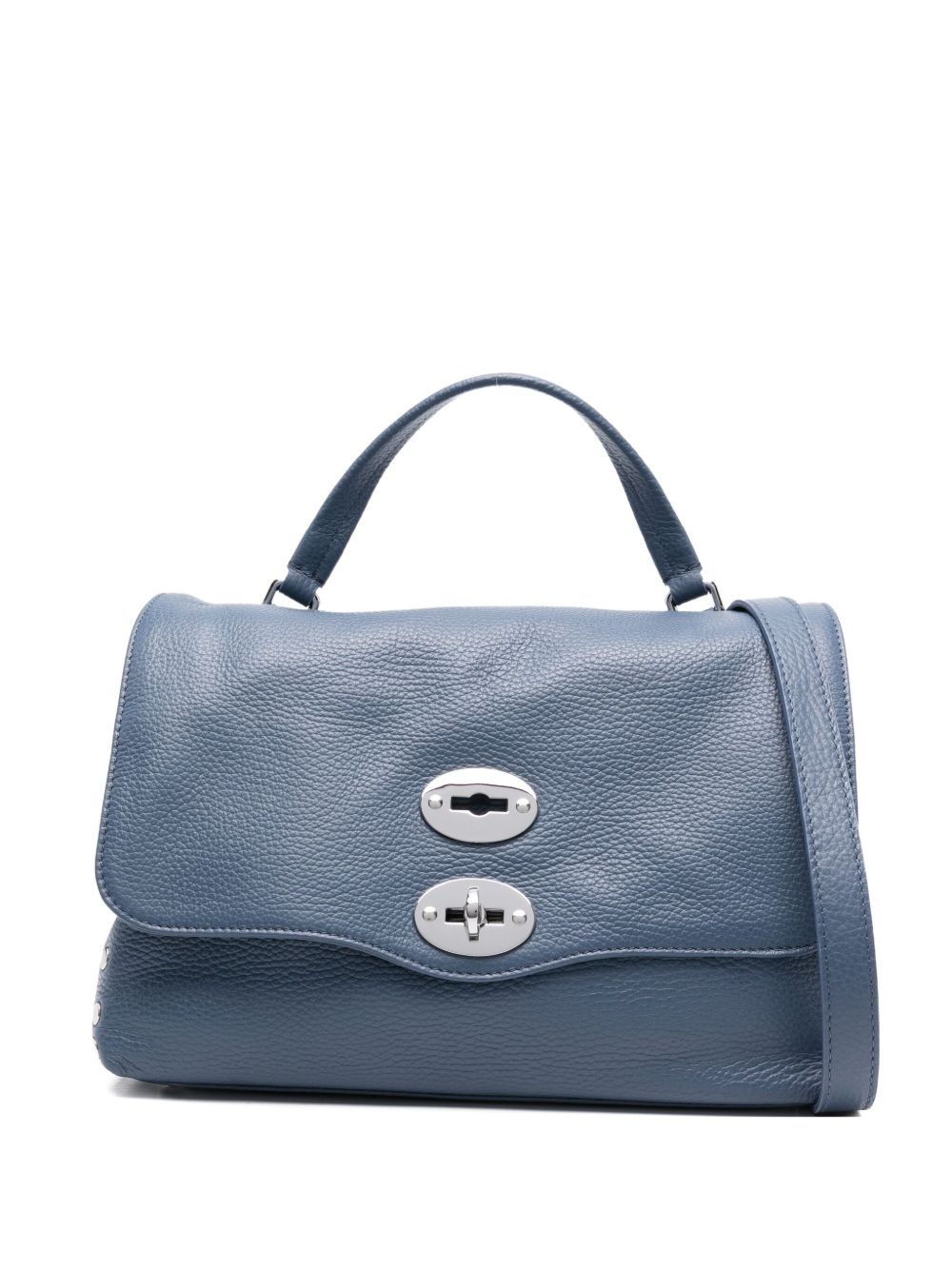 Zanellato Postina Daily Small Leather Handbag - Blue