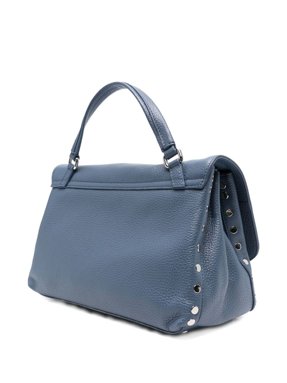 Zanellato Postina Daily Small Leather Handbag - Blue