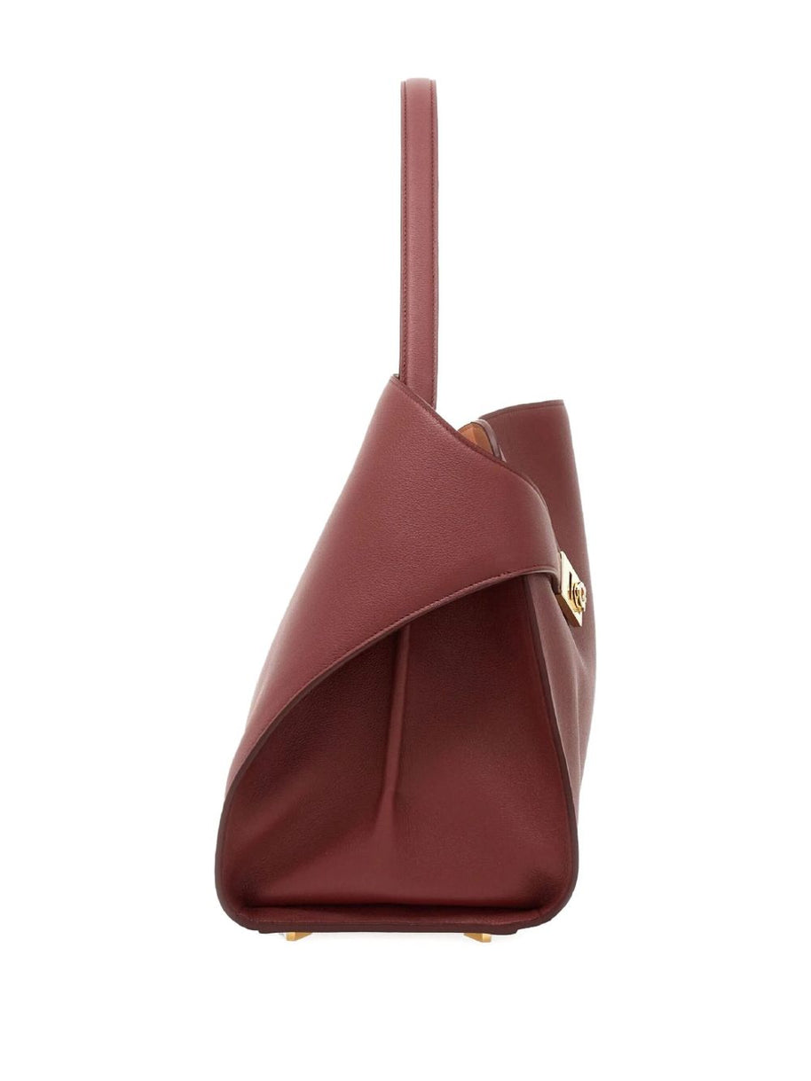 Ferragamo Hug Medium Leather Tote Bag - Brown