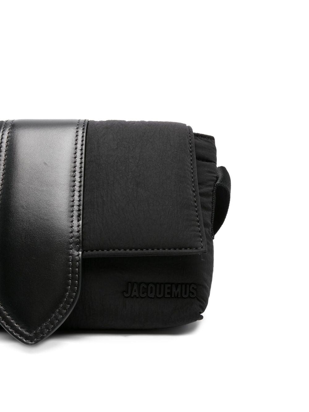 JACQUEMUS Le Petit Messenger Crossbody Bag - Black