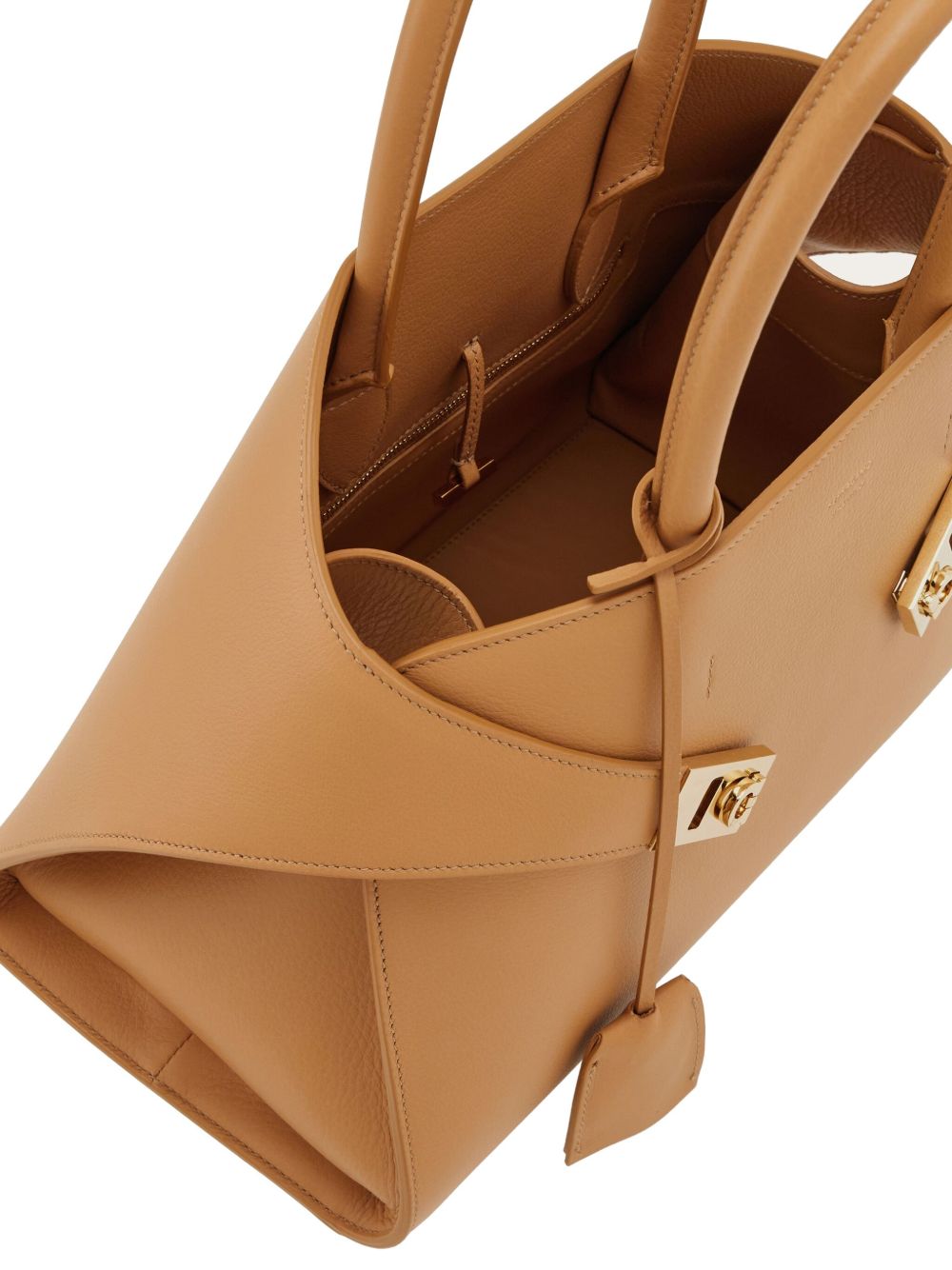 Ferragamo Hug Small Leather Tote Bag
