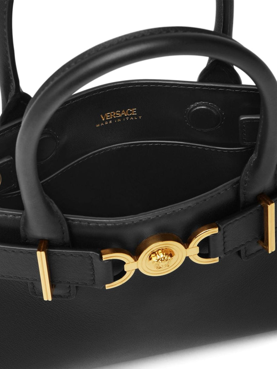 Versace Medusa '95 Leather Tote Bag - Black