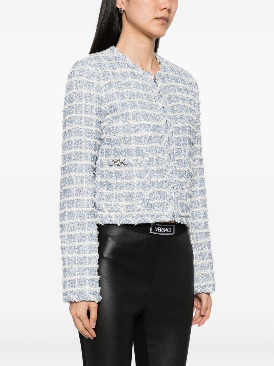 Versace Tweed Jacket - Blue