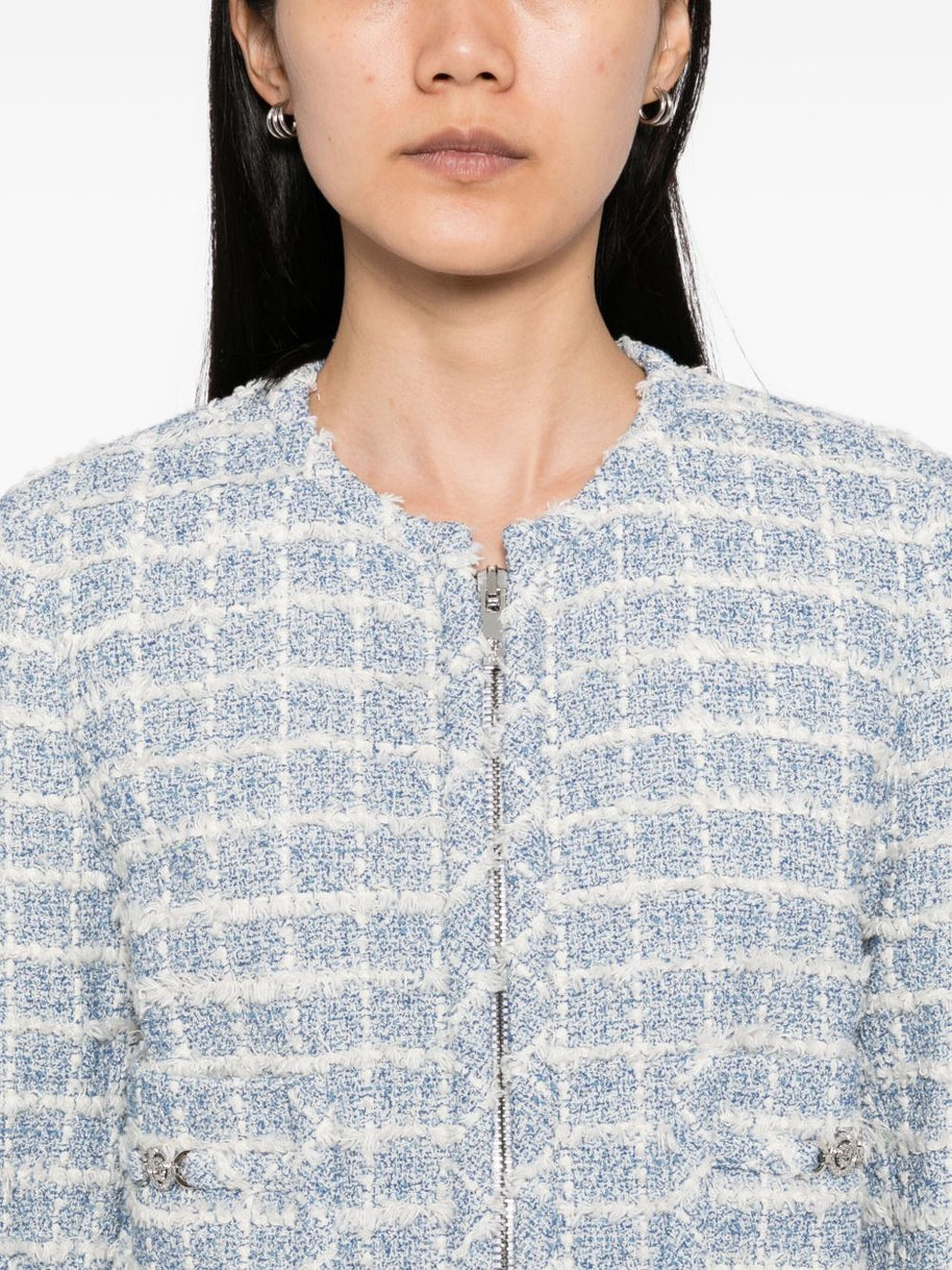 Versace Tweed Jacket - Blue