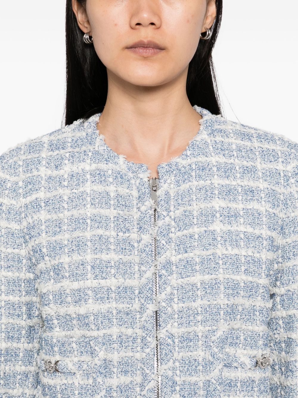 Versace Tweed Jacket - Blue