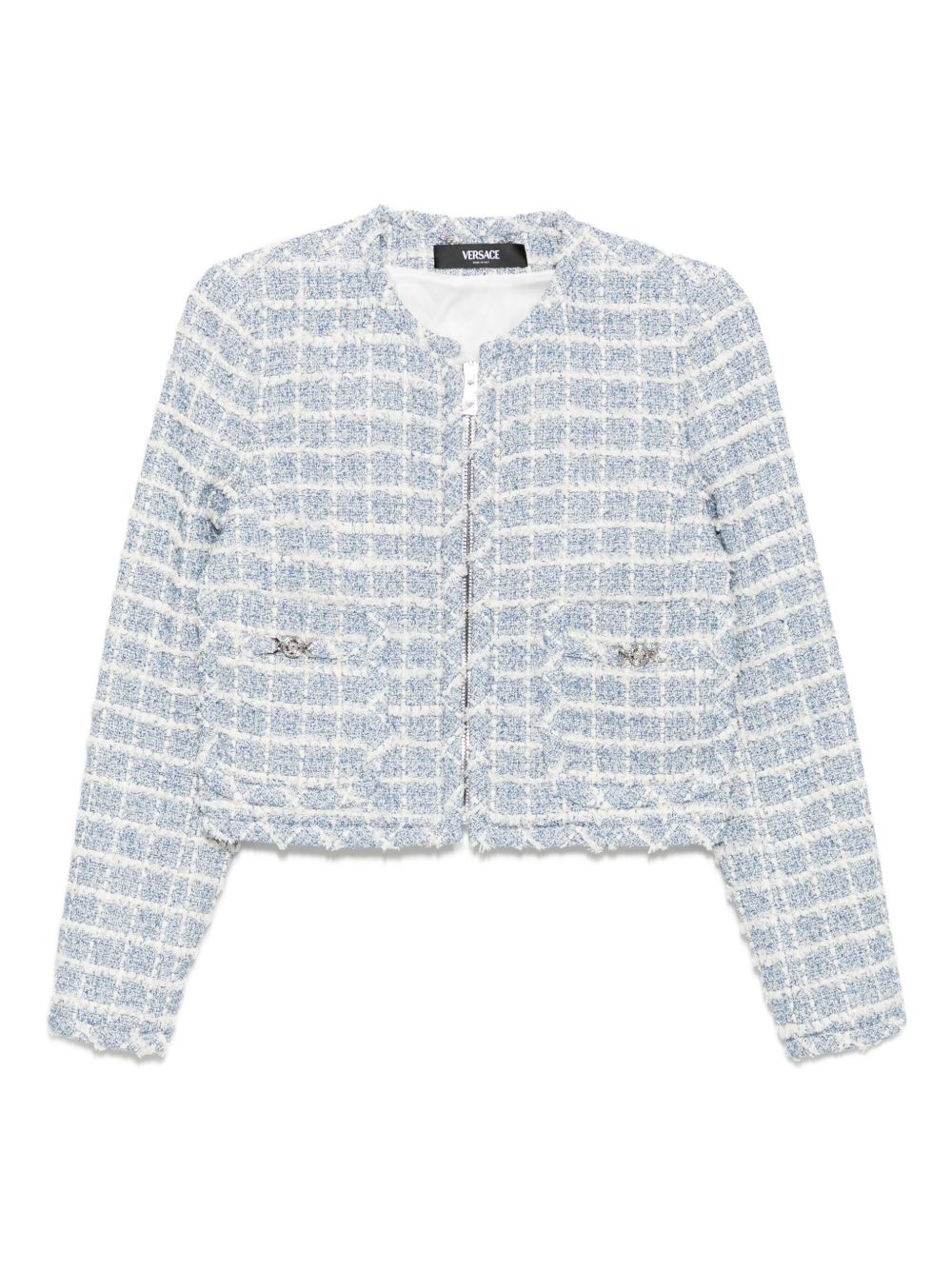 Versace Tweed Jacket - Blue