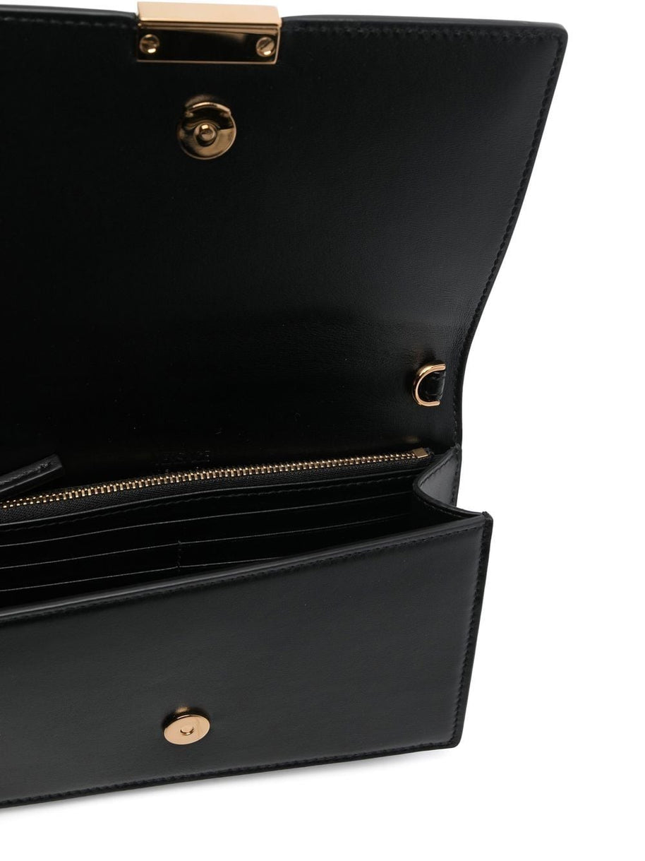 Versace Greca Goddess Mini Leather Crossbody Bag