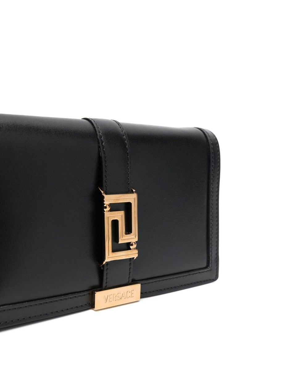 Versace Greca Goddess Mini Leather Crossbody Bag