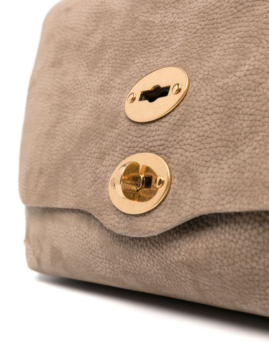 Zanellato Postina Jones Small Suede Leather Handbag