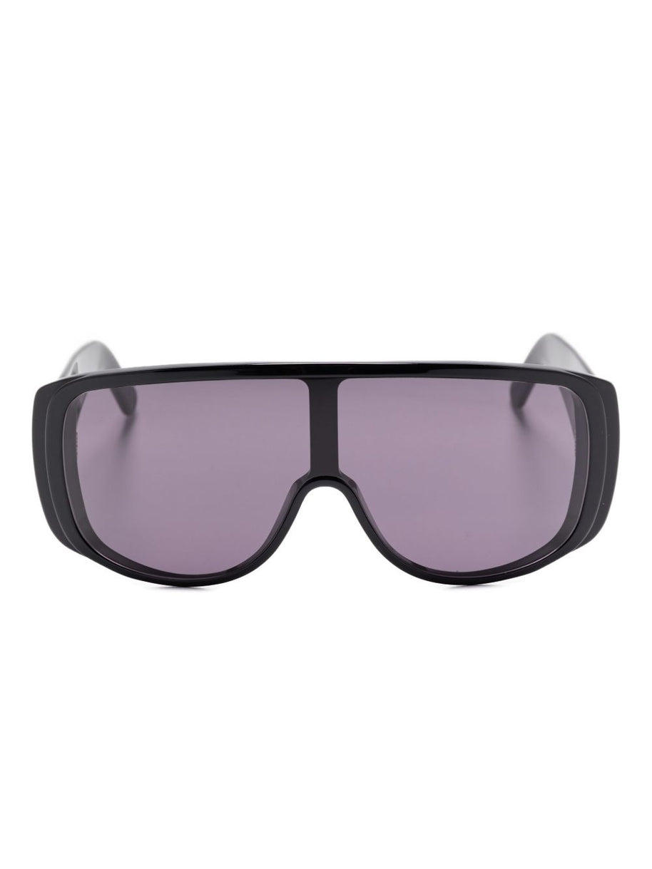 MM6 Maison Margiela Mask Sunglasses - Black