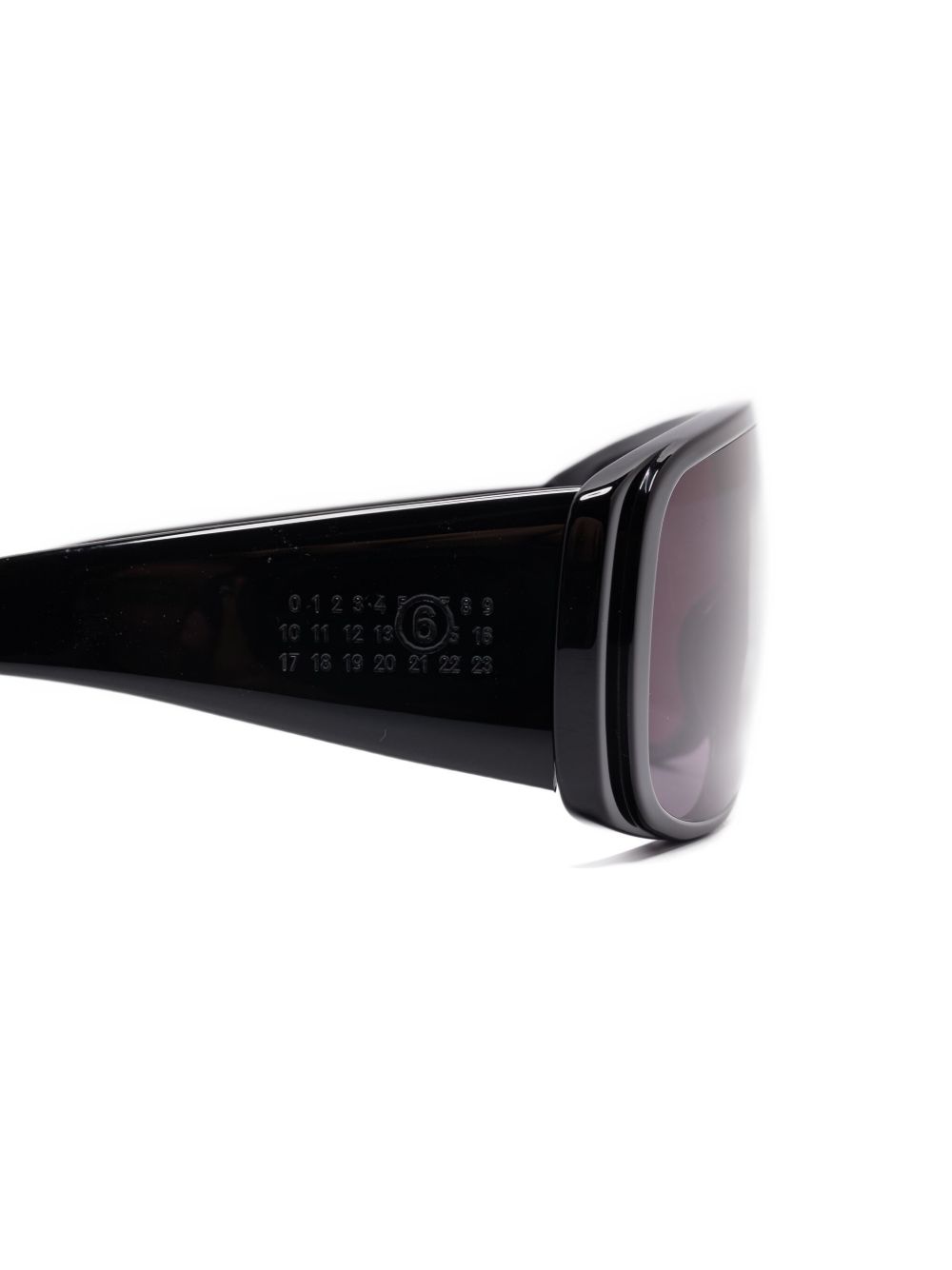 MM6 Maison Margiela Mask Sunglasses - Black