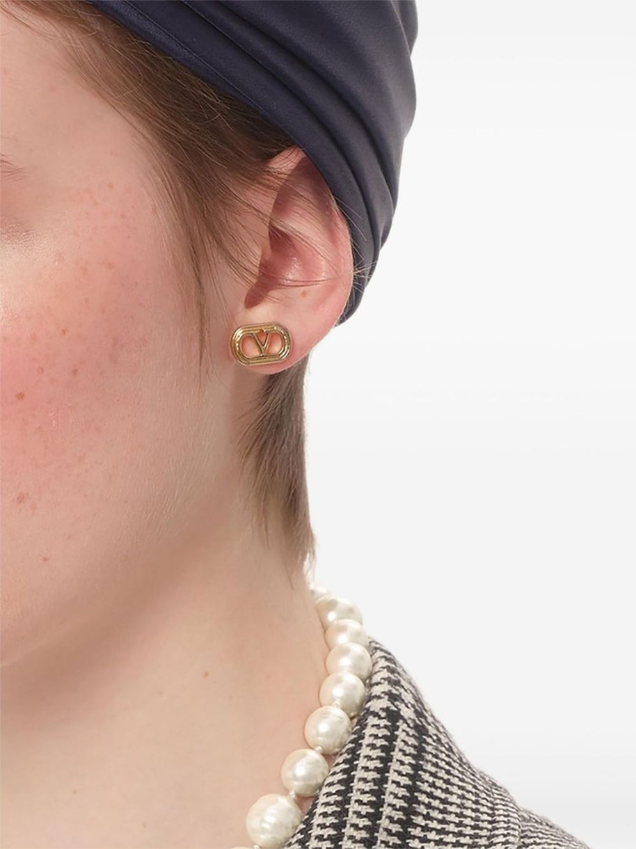 Valentino Garavani VLogo Earrings - Golden