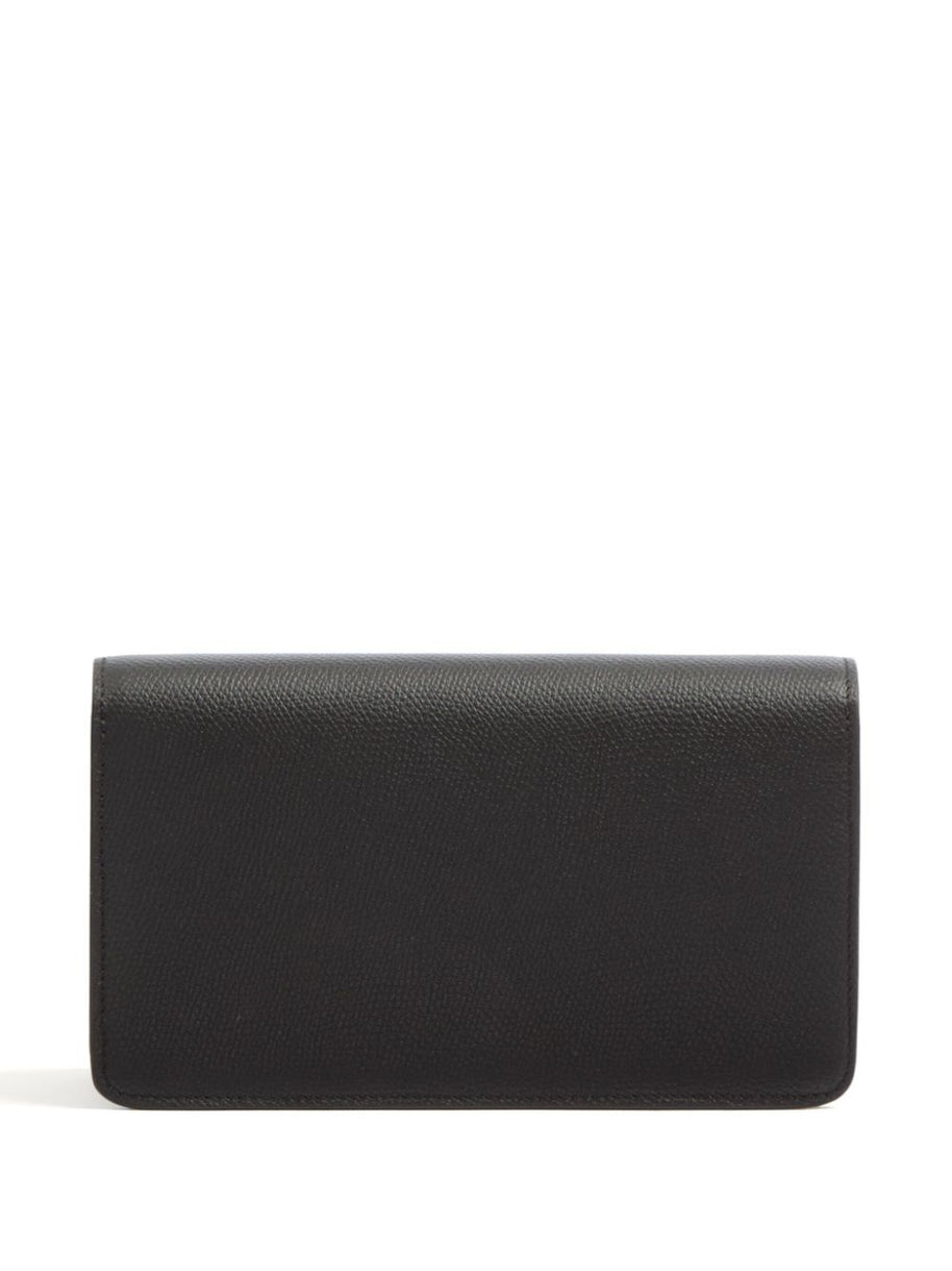Valentino Garavani VLogo Signature Leather Mini Bag - Black