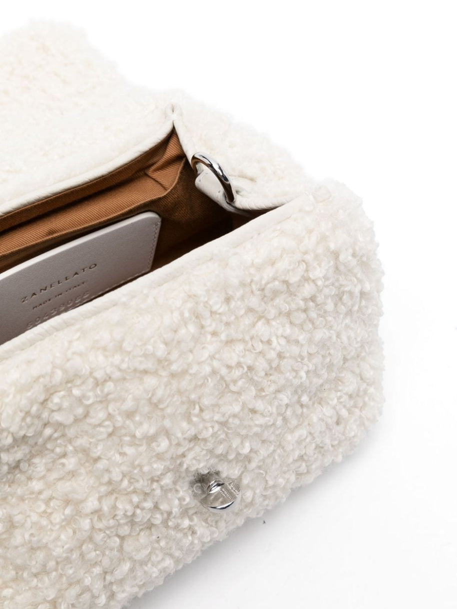Zanellato Postina Baby Teddy Handbag - White