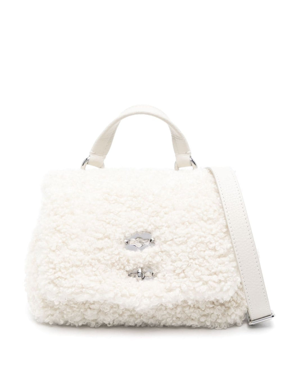 Zanellato Postina Baby Teddy Handbag - White