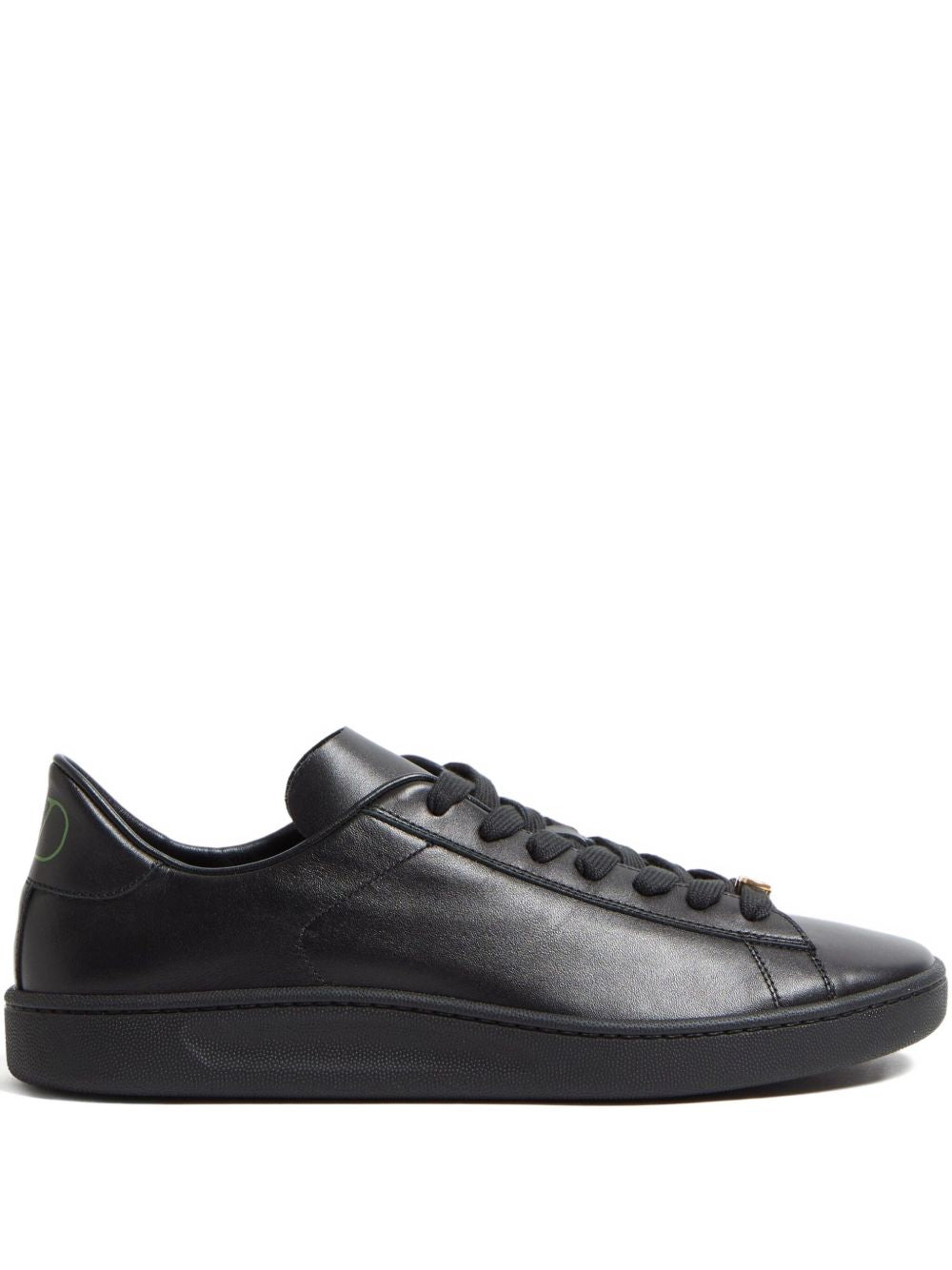 Valentino Garavani Royco Leather Sneakers - Black