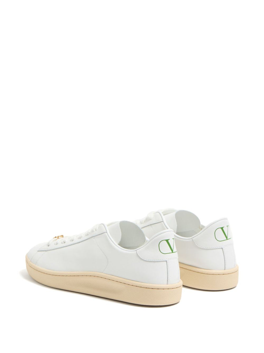 Valentino Garavani Royco Leather Sneakers - White
