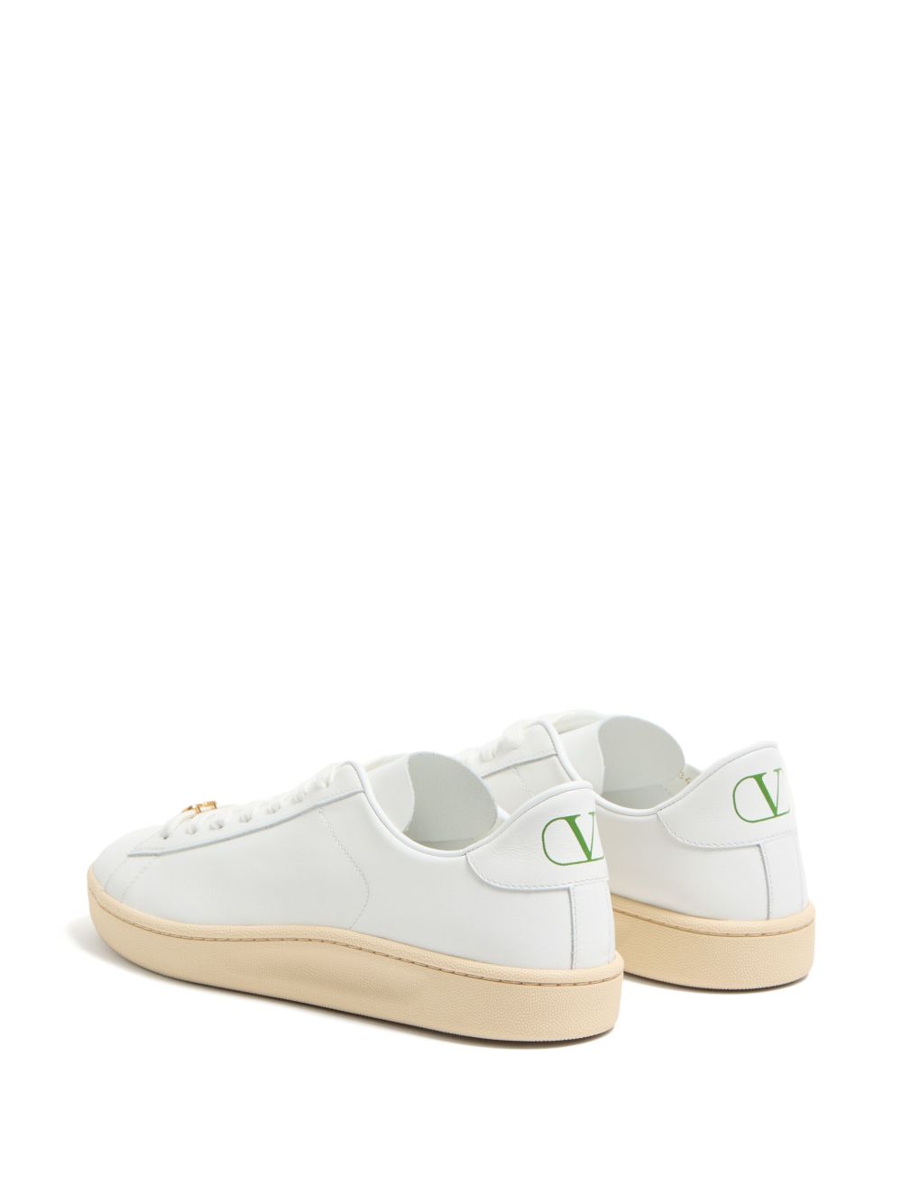 Valentino Garavani Royco Leather Sneakers - White
